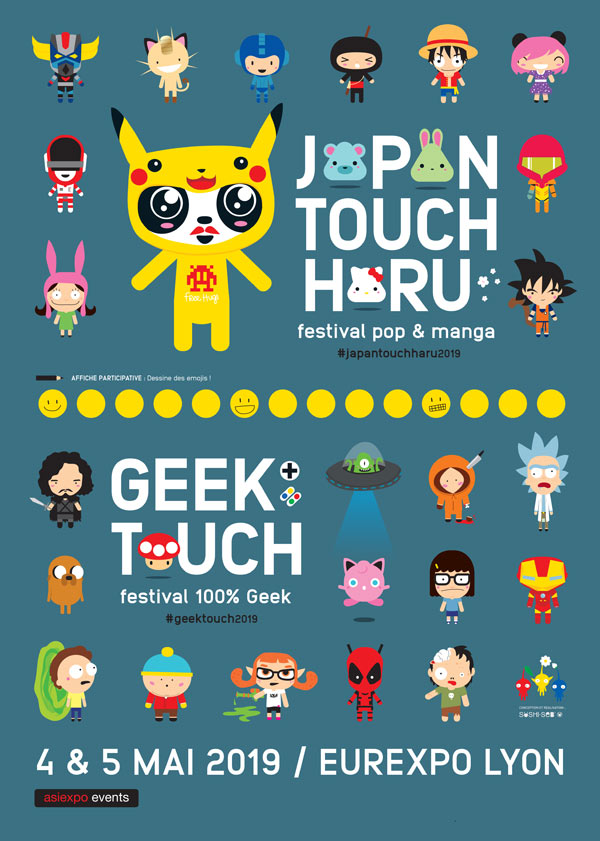 Geek touch et Japan touch haru festival Lyon 2019